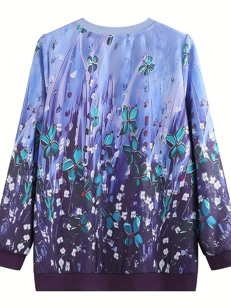 Women's plus Size Knitted Top Long Sleeve Crew Neck Sweater Soft Comfortable Breathable Loose Fit Casual Warm Knitwear