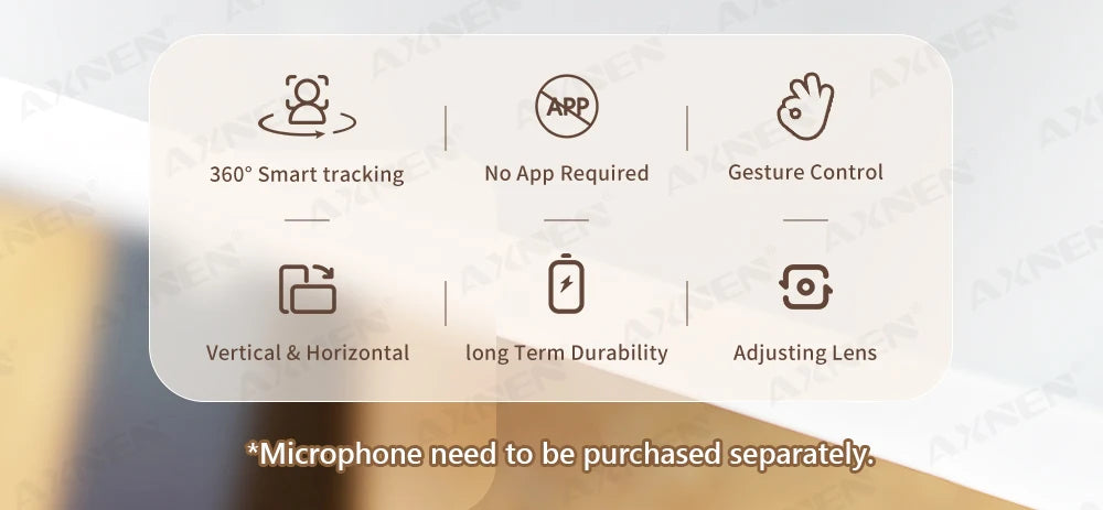 AI Auto-Tracking Phone Gimbal 360° Rotating Face Tracking Stabilizer Portable Desktop Holder for Live Streaming & Photo Shooting