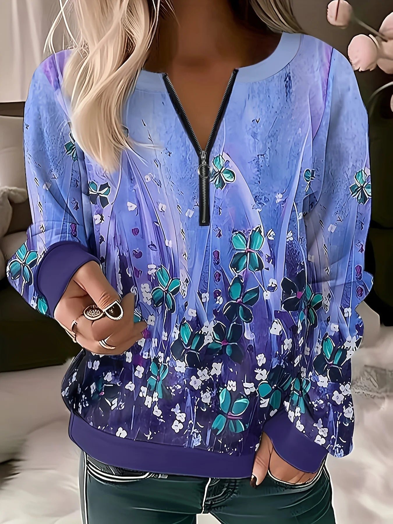 Women's plus Size Knitted Top Long Sleeve Crew Neck Sweater Soft Comfortable Breathable Loose Fit Casual Warm Knitwear