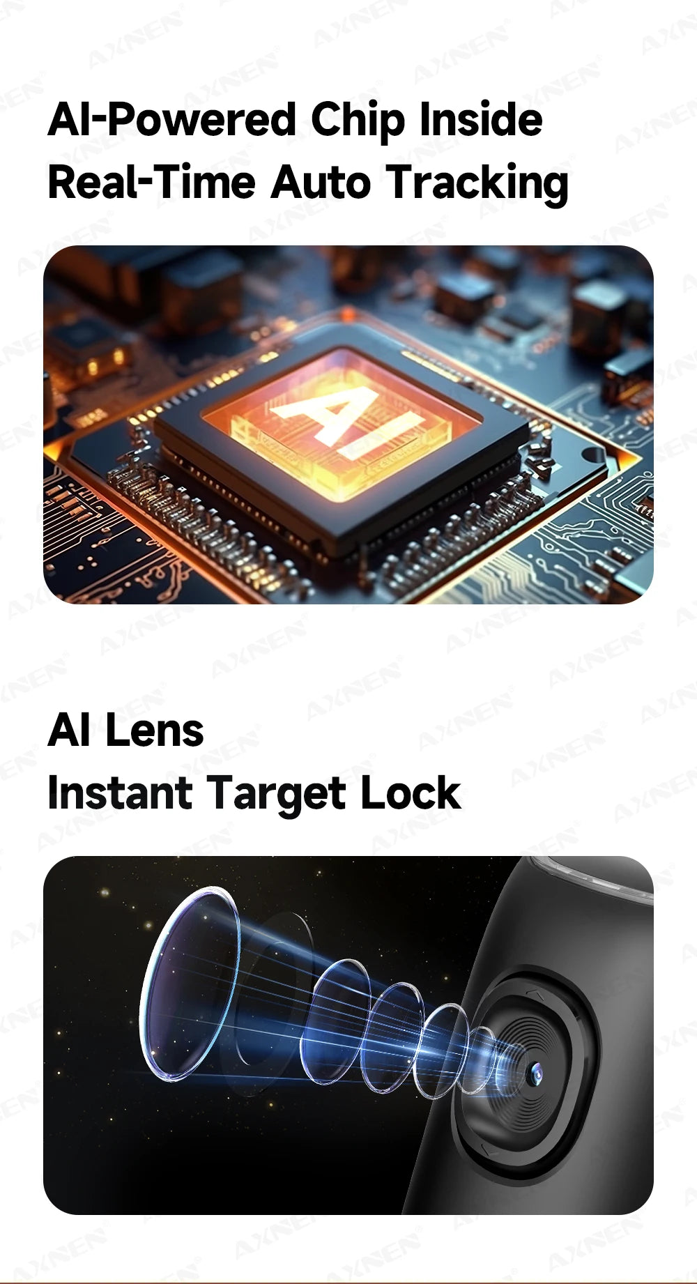 AI Auto-Tracking Phone Gimbal 360° Rotating Face Tracking Stabilizer Portable Desktop Holder for Live Streaming & Photo Shooting